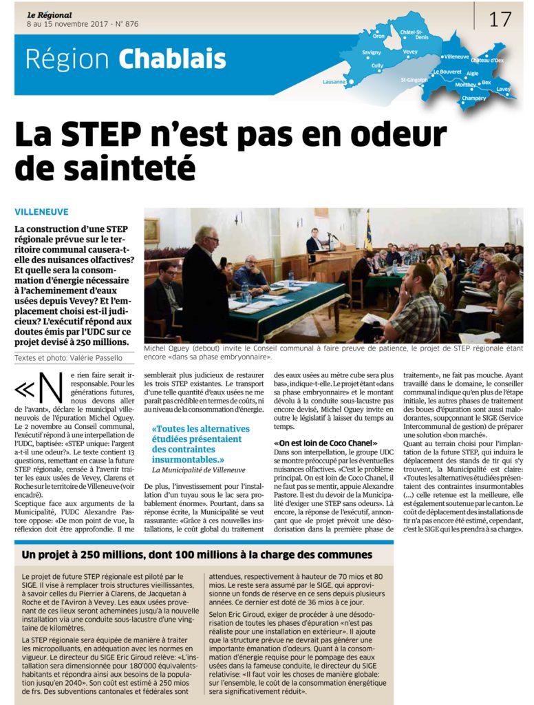 La STEP n'est pas en odeur de sainteté